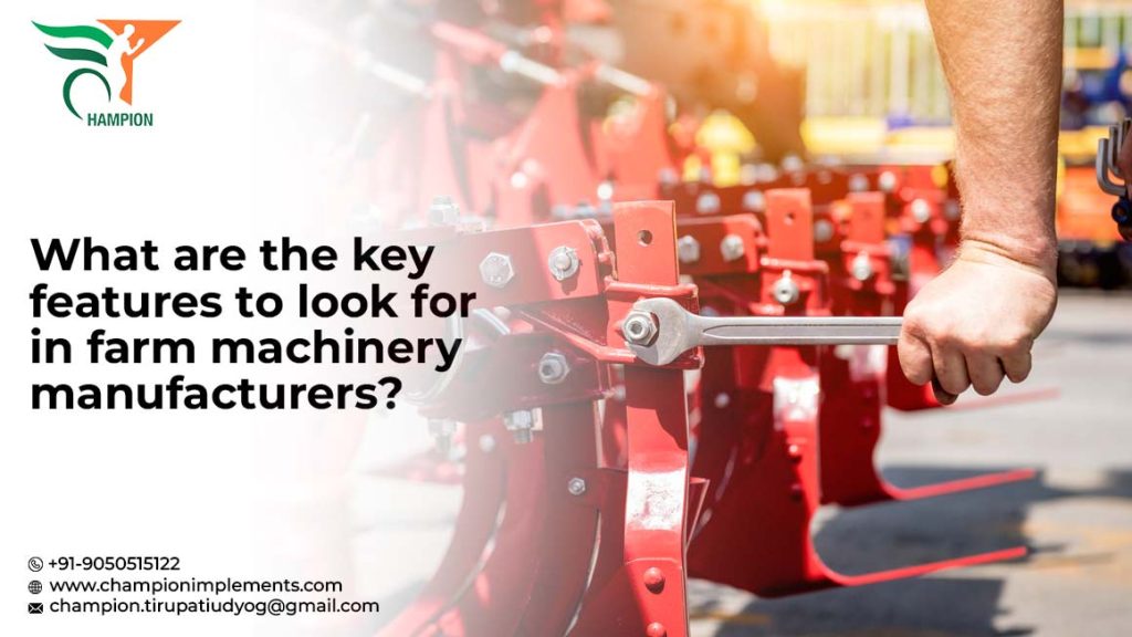 Farm Machinery Manufactures