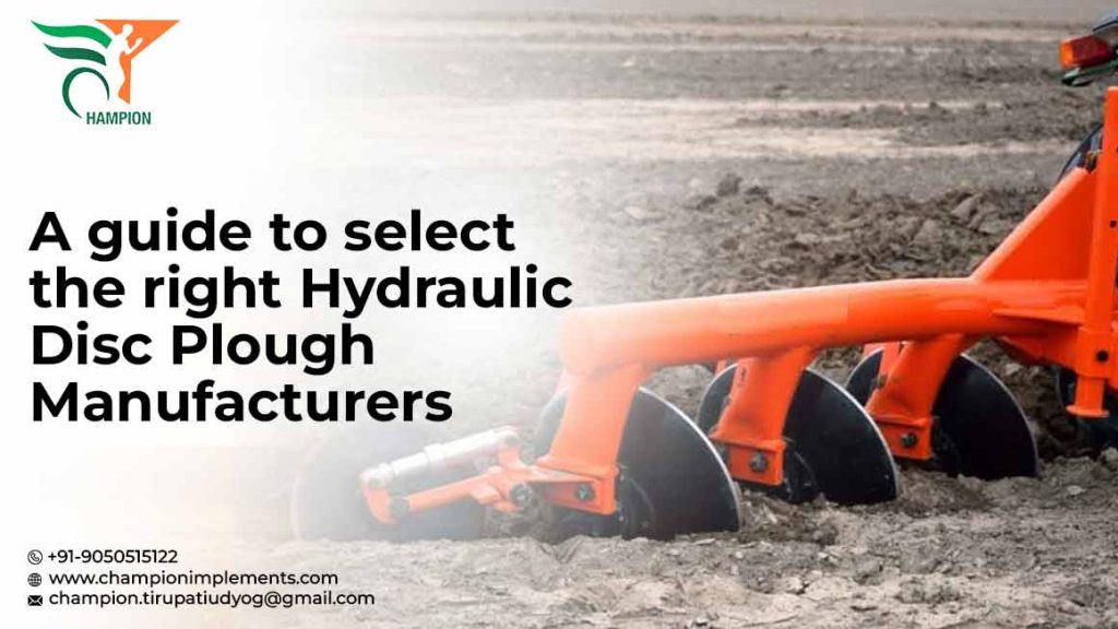 Hydraulic Disc Plough