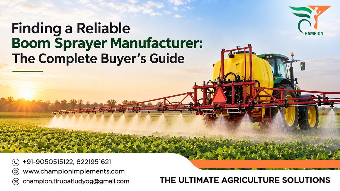 Boom Sprayer Manufacturer